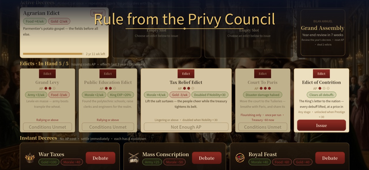 Privy Council decrees